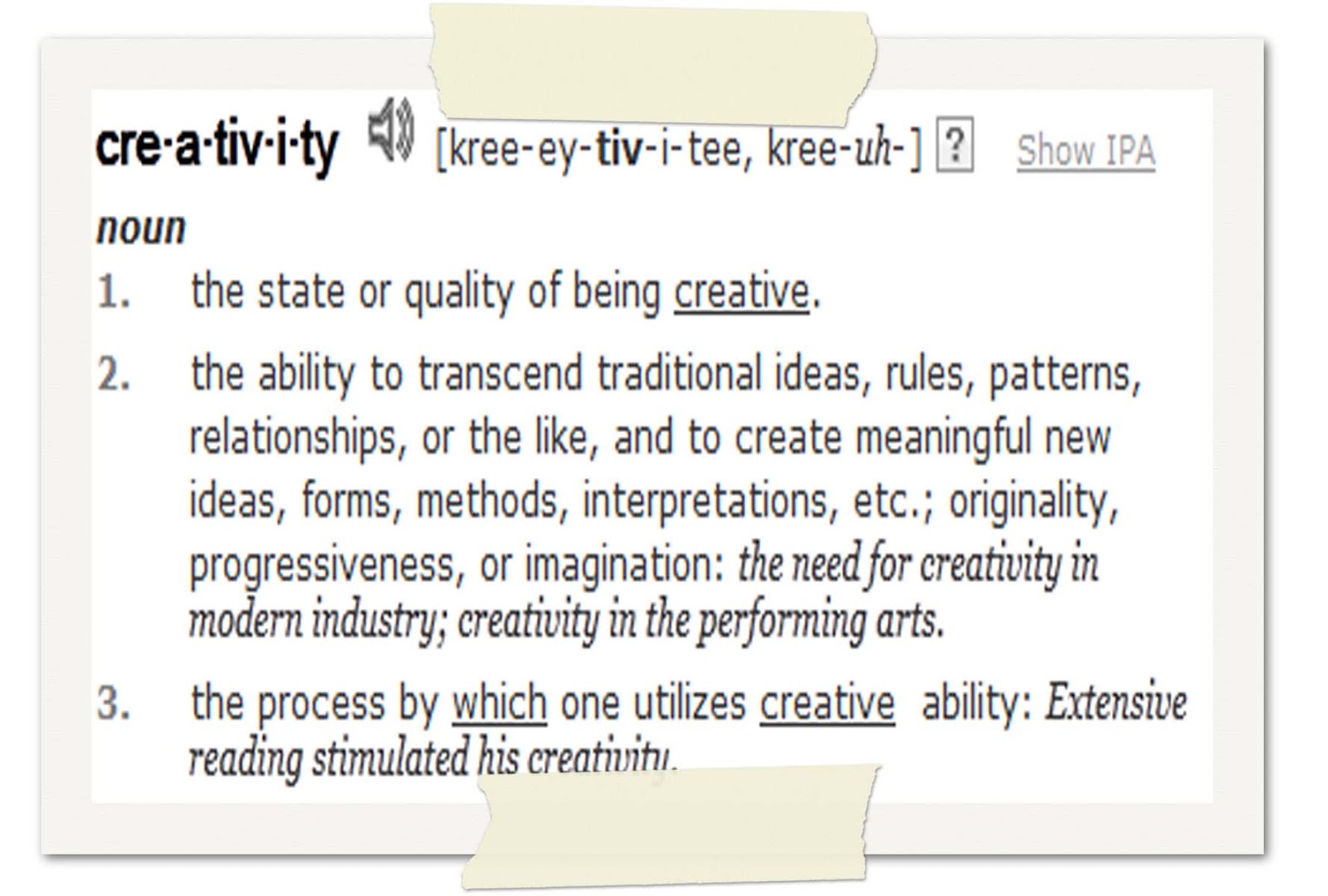 Define imaginative essay